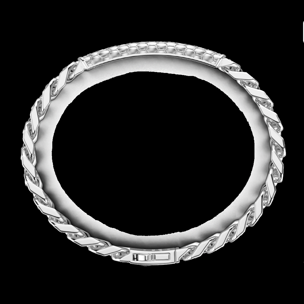 Zancan Bracciale Zancan in argento con targa centrale Vendita
