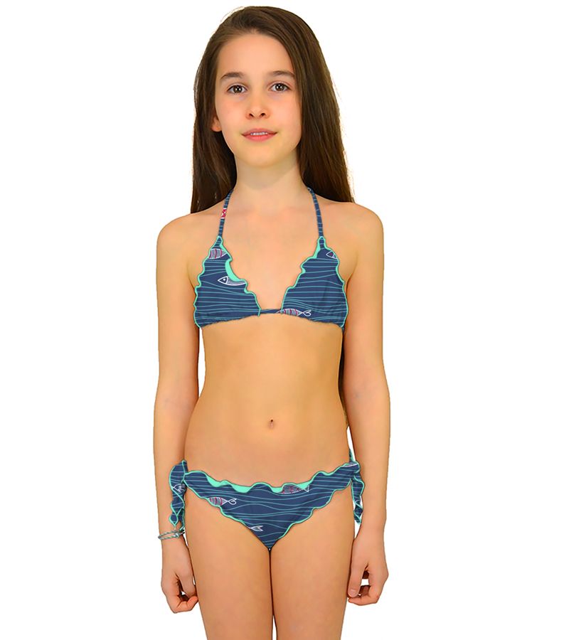 Zeybra TRIANGOLO BAMBINA ARRICCIATO SARDINE NAZIONALE Promozione