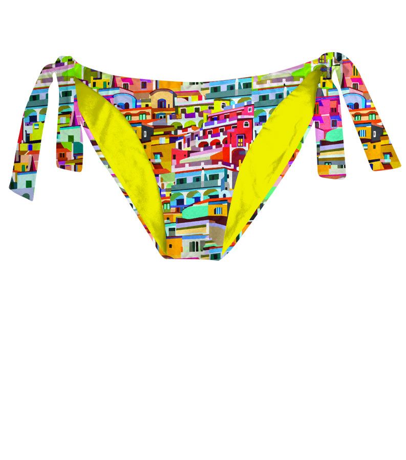 Zeybra SLIP DONNA REVERSIBILE AMALFI GIALLO Soddisfazione Garantita