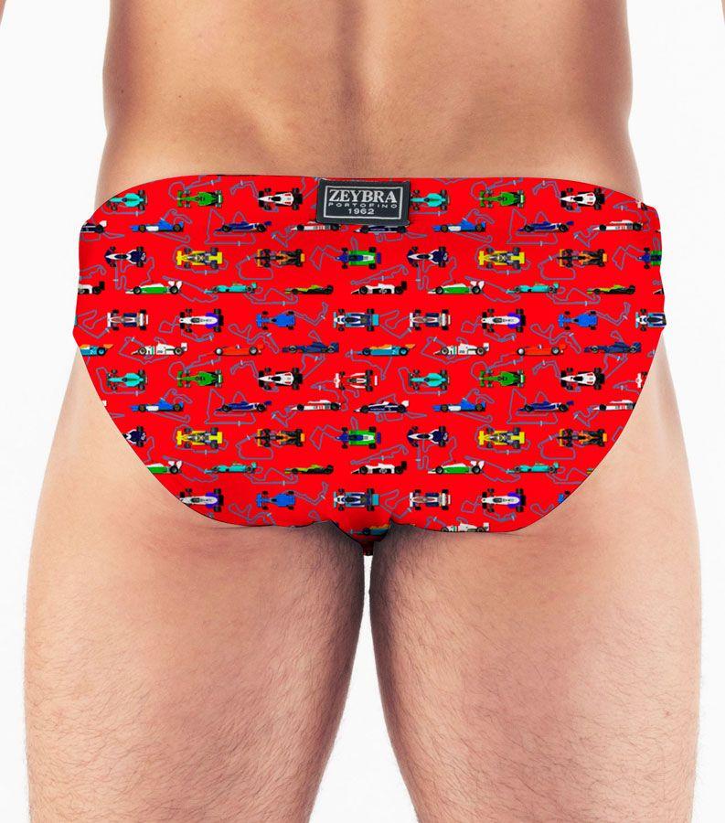 Zeybra SLIP UOMO FORMULA 1 RED RACE Outlet