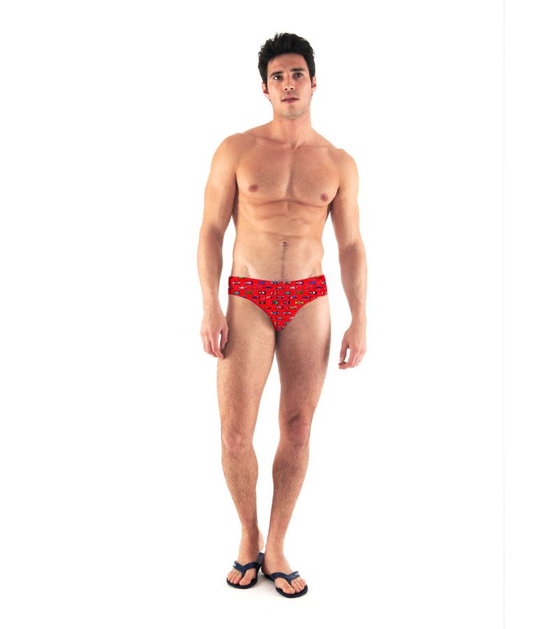 Zeybra SLIP UOMO FORMULA 1 RED RACE Outlet