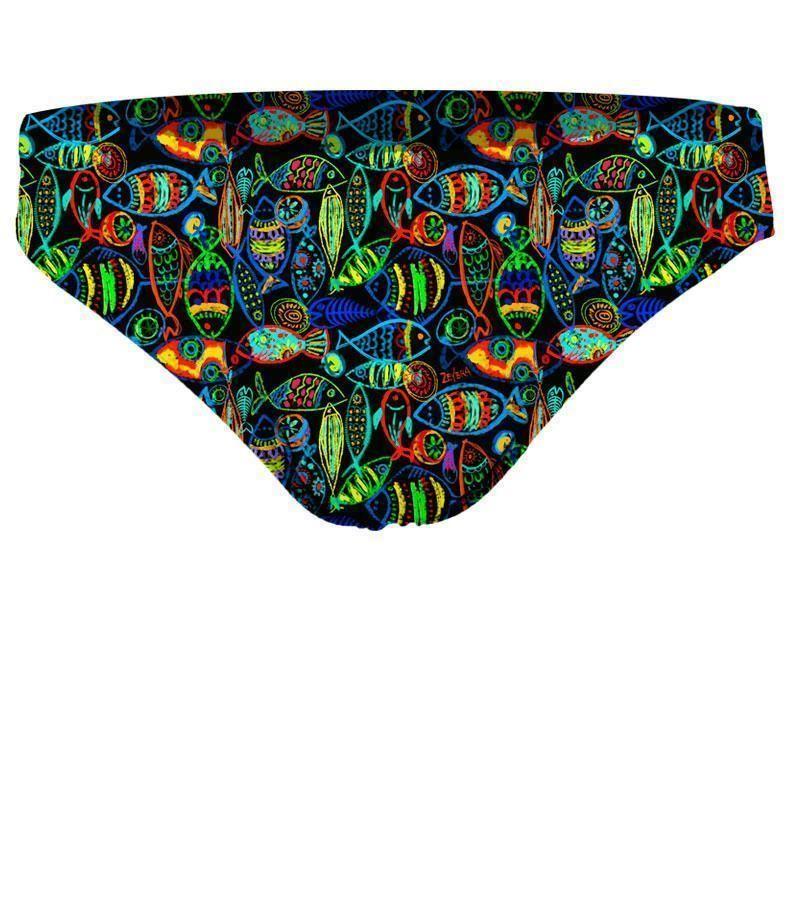 Zeybra SLIP UOMO PESCI CRAYON NERO In Vendita