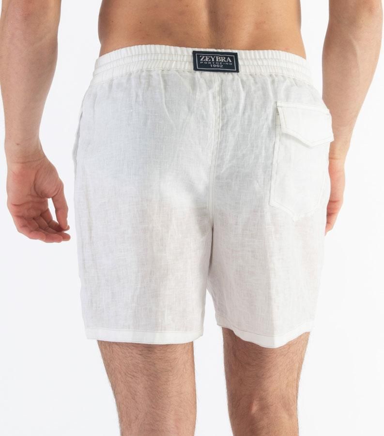 Zeybra COSTUME UOMO LINO BIANCO 2025