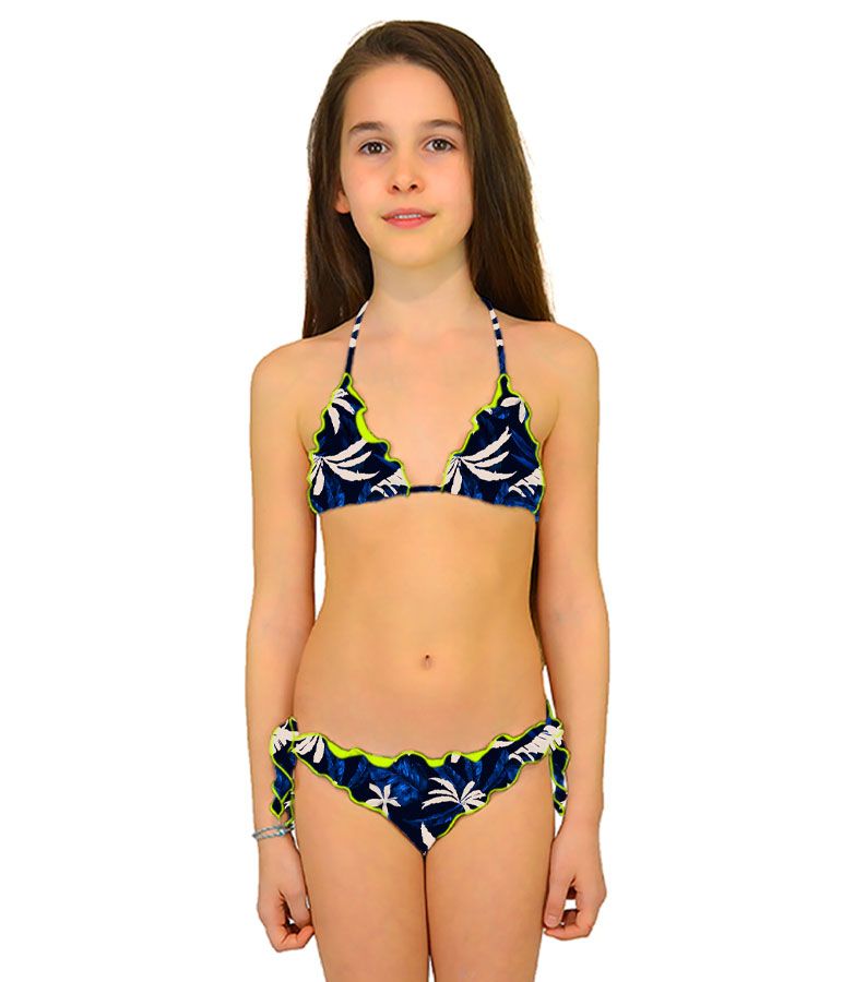 Zeybra TRIANGOLO BAMBINA REVERSIBILE FORESTA BLU Sconto