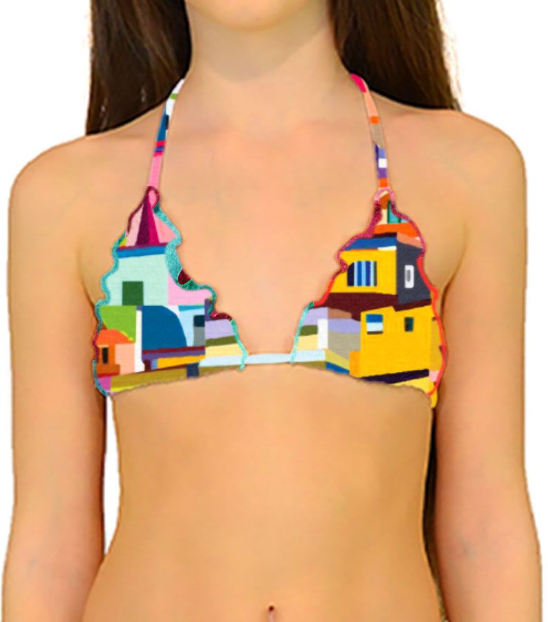 Zeybra TRIANGOLO BAMBINA REVERSIBILE AMALFI GIALLO Offerta