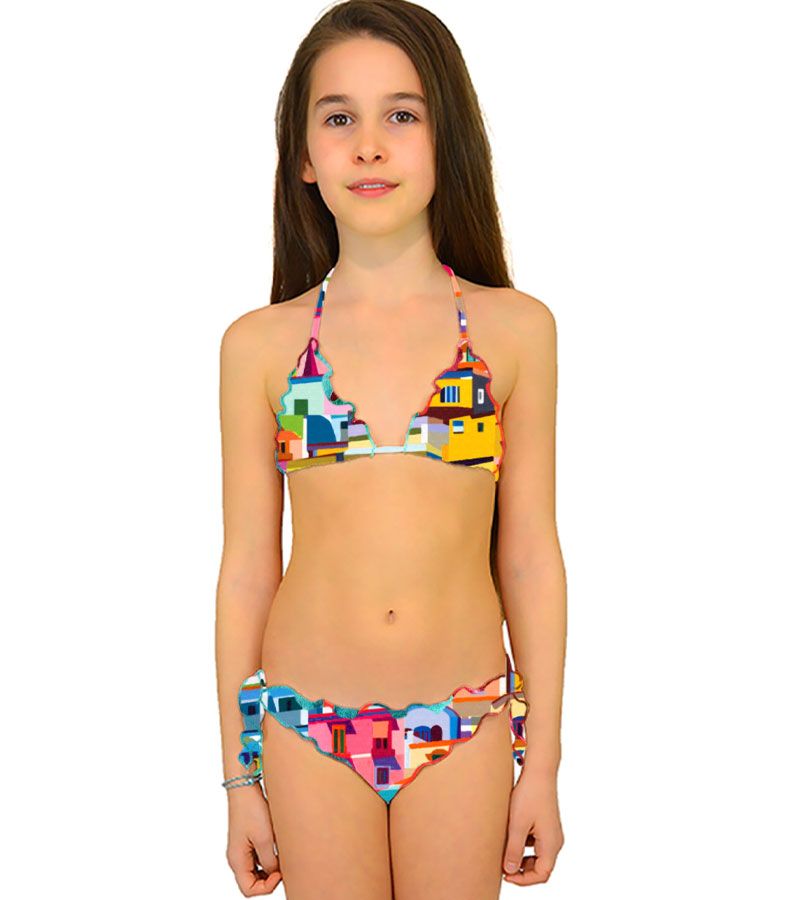 Zeybra SLIP BAMBINA REVERSIBILE AMALFI GIALLO Economico
