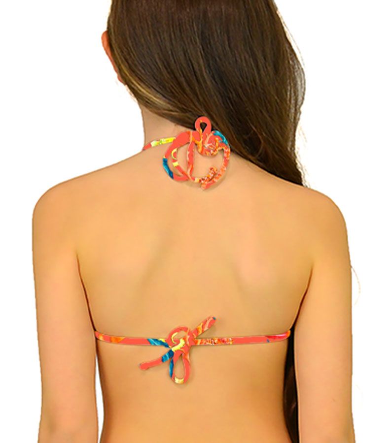 Zeybra TRIANGOLO BAMBINA REVERSIBILE CORALLI ORANGE In Saldo