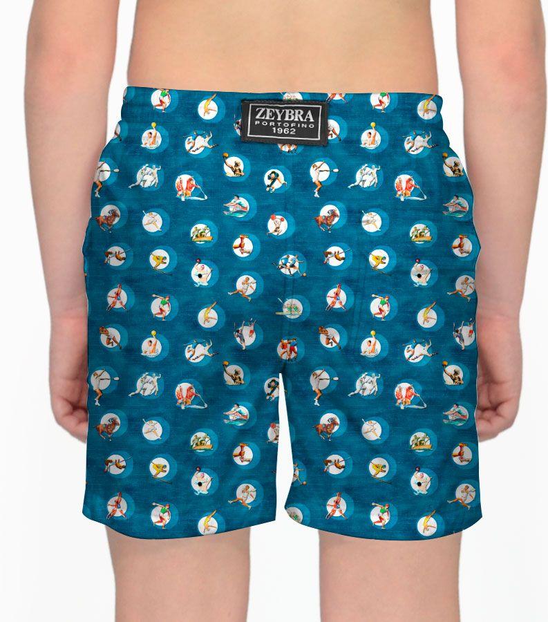 Zeybra COSTUME BAMBINO OLIMPIADI BLU Affare Del Giorno