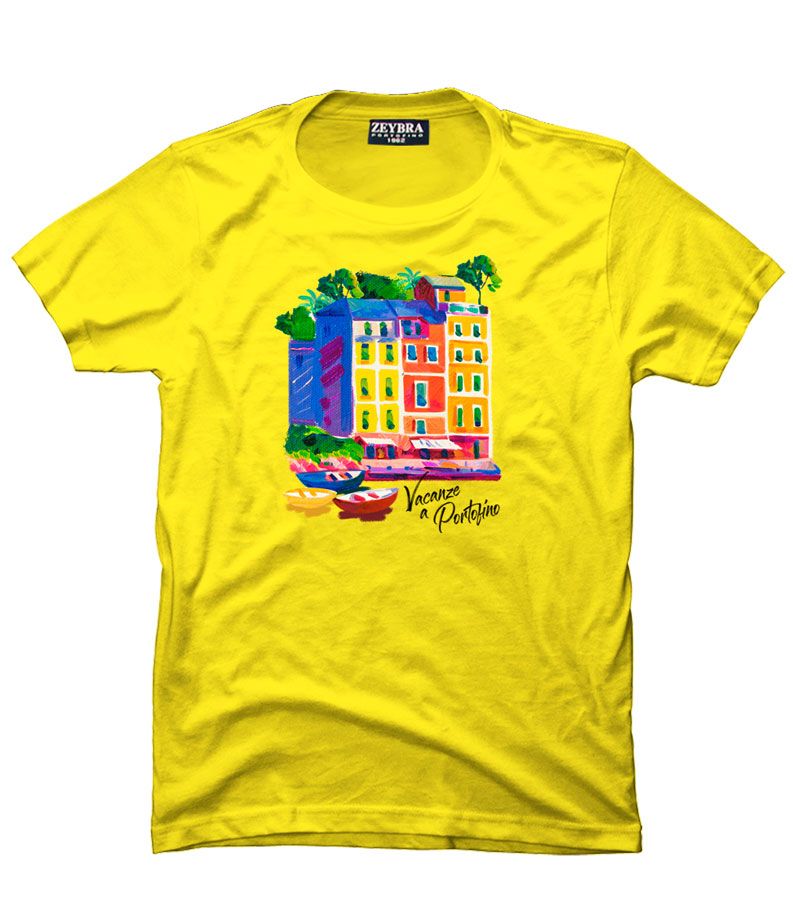 Zeybra T-SHIRT BAMBINO GIALLO Economico