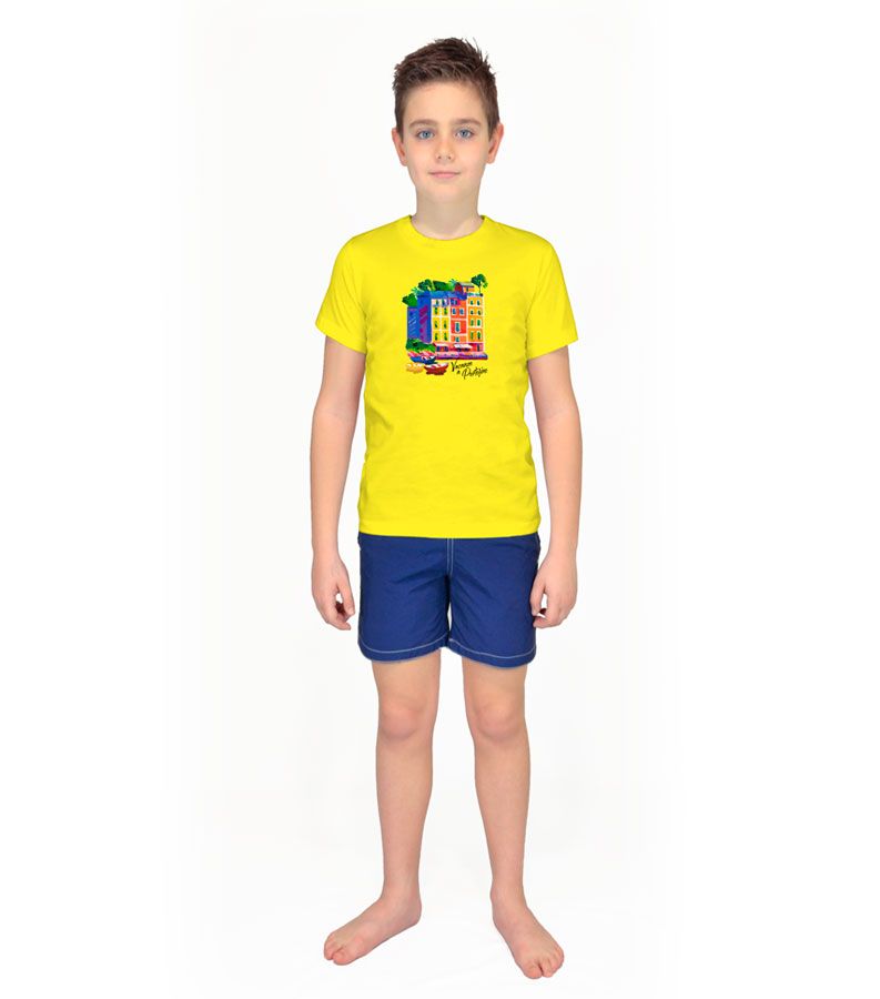 Zeybra T-SHIRT BAMBINO GIALLO Economico