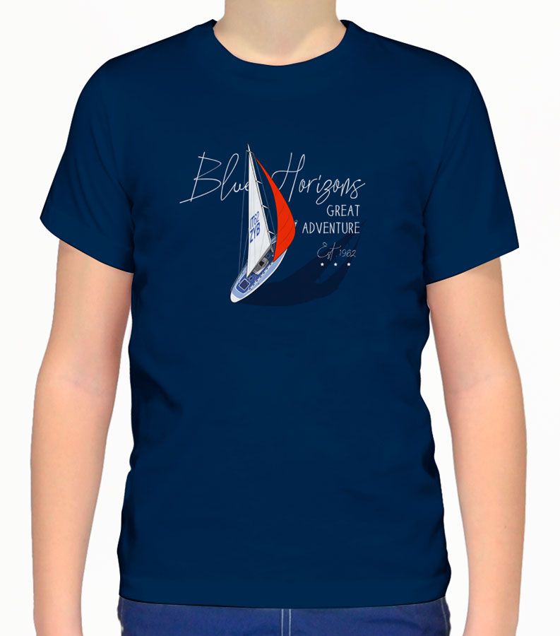 Zeybra T-SHIRT BAMBINO BLU Saldi