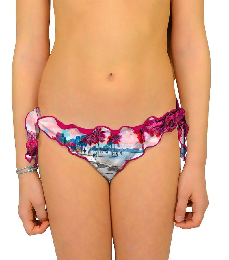 Zeybra SLIP BAMBINA ARRICCIATO BRASILE ROSA Promozione Limitata
