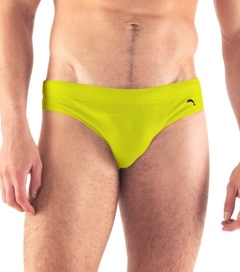 Zeybra SLIP UOMO TINTA UNITA GIALLO FLUO Saldi Di Fabbrica