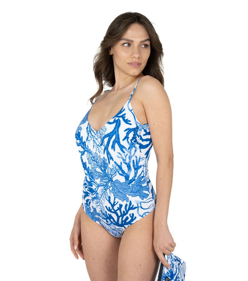 Zeybra COSTUME INTERO DONNA CORALLI ELETTRICO 2025