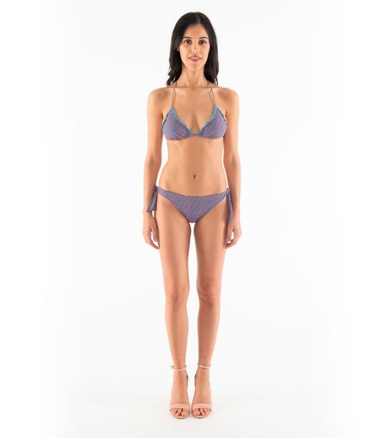 Zeybra TRIANGOLO DONNA REVERSIBILE DELFINI PINK Affare Del Giorno