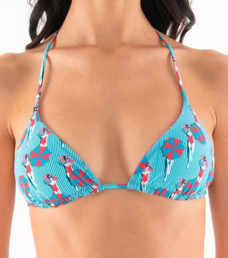Zeybra TRIANGOLO DONNA REVERSIBILE OMBRELLONI HAWAY Prezzo Ridotto