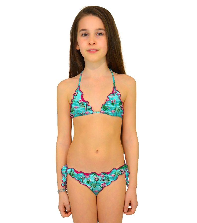 Zeybra SLIP BAMBINA ARRICCIATO FENICOTTERI ACQUA Economico