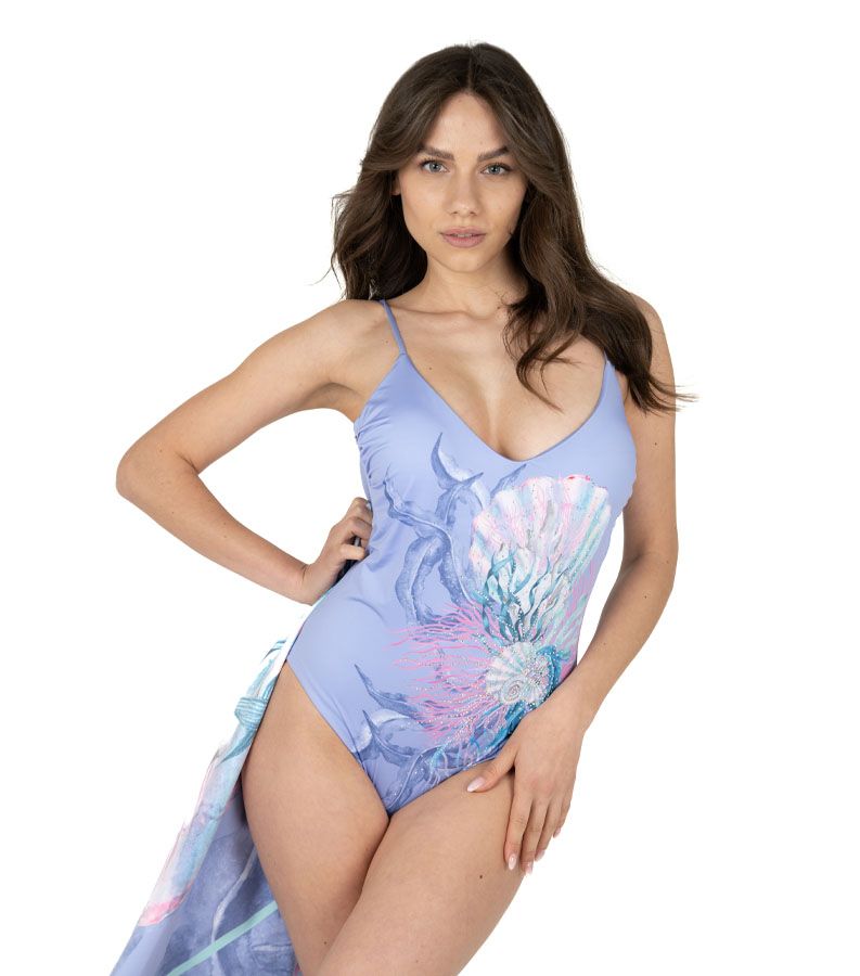 Zeybra COSTUME INTERO DONNA NETTUNO GLICINE Presa