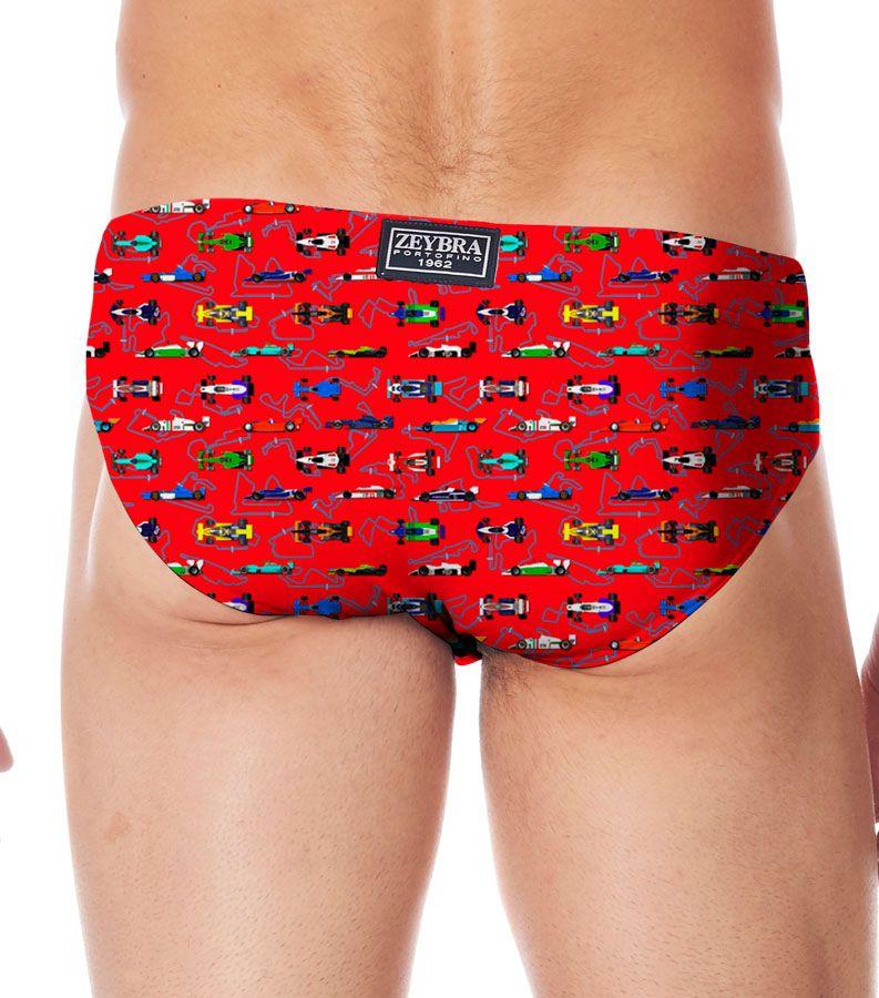 Zeybra SLIP ALTO UOMO FORMULA 1 RED RACE In Saldo