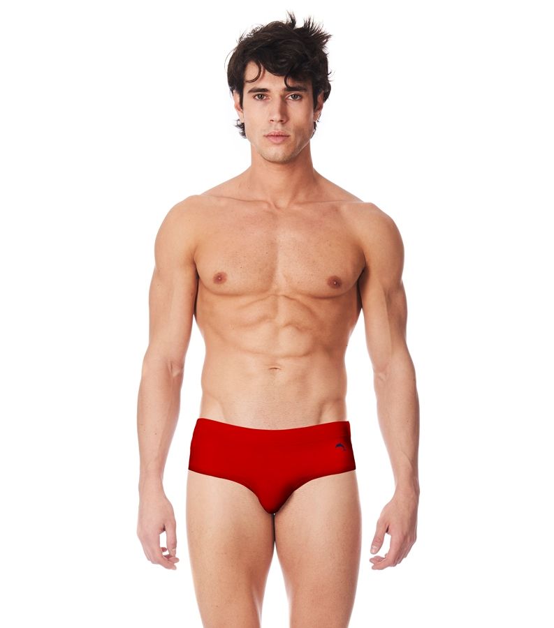 Zeybra SLIP ALTO UOMO TINTA UNITA RED RACE Moda