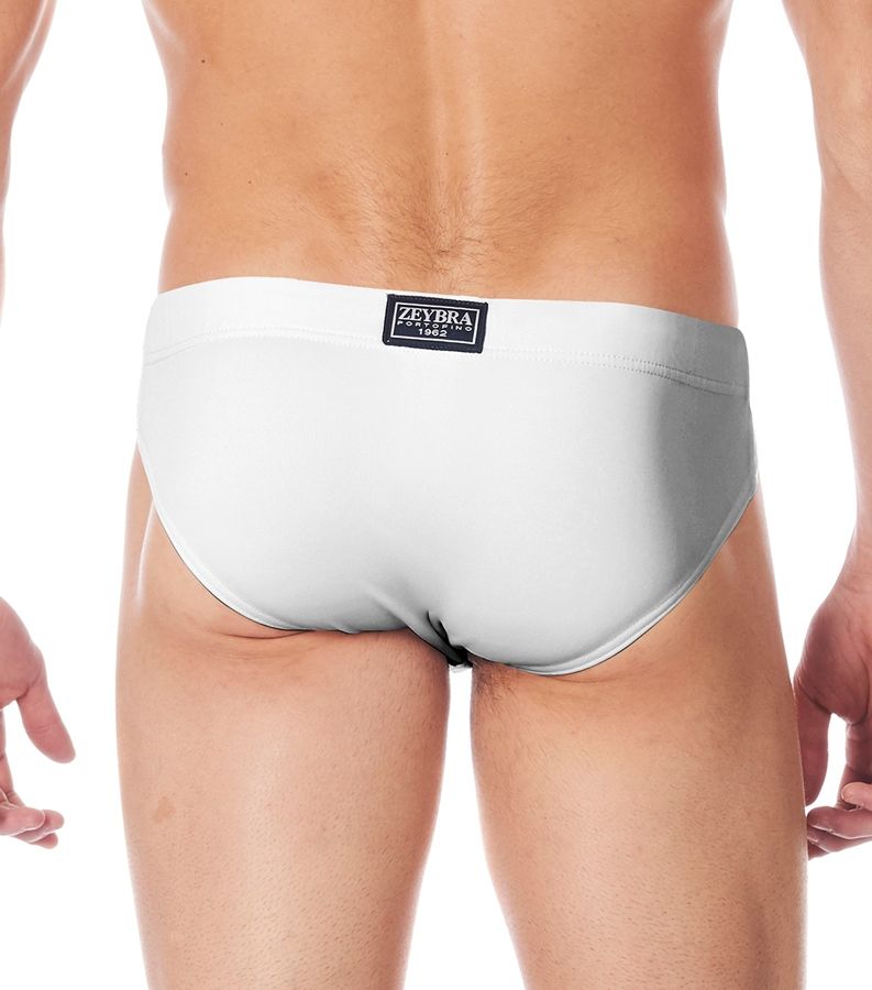 Zeybra SLIP ALTO UOMO TINTA UNITA BIANCO 2025