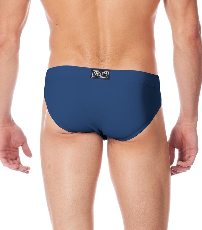 Zeybra SLIP ALTO UOMO TINTA UNITA DENIM 2025