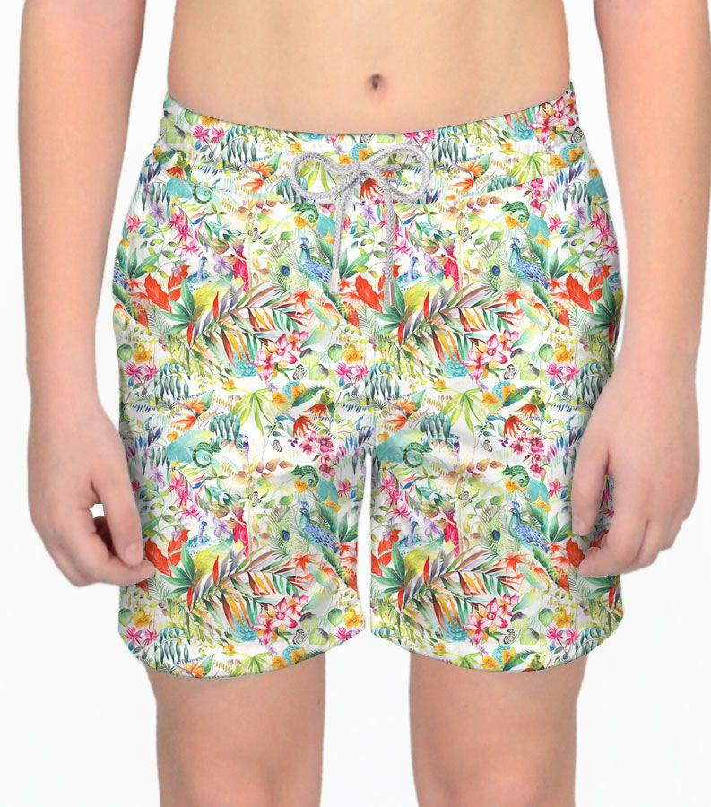 Zeybra COSTUME BAMBINO BOTANIC BIANCO Shopping online