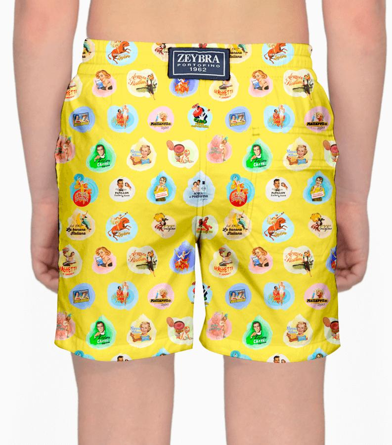 Zeybra COSTUME BAMBINO POSTER CANARINO Vendita