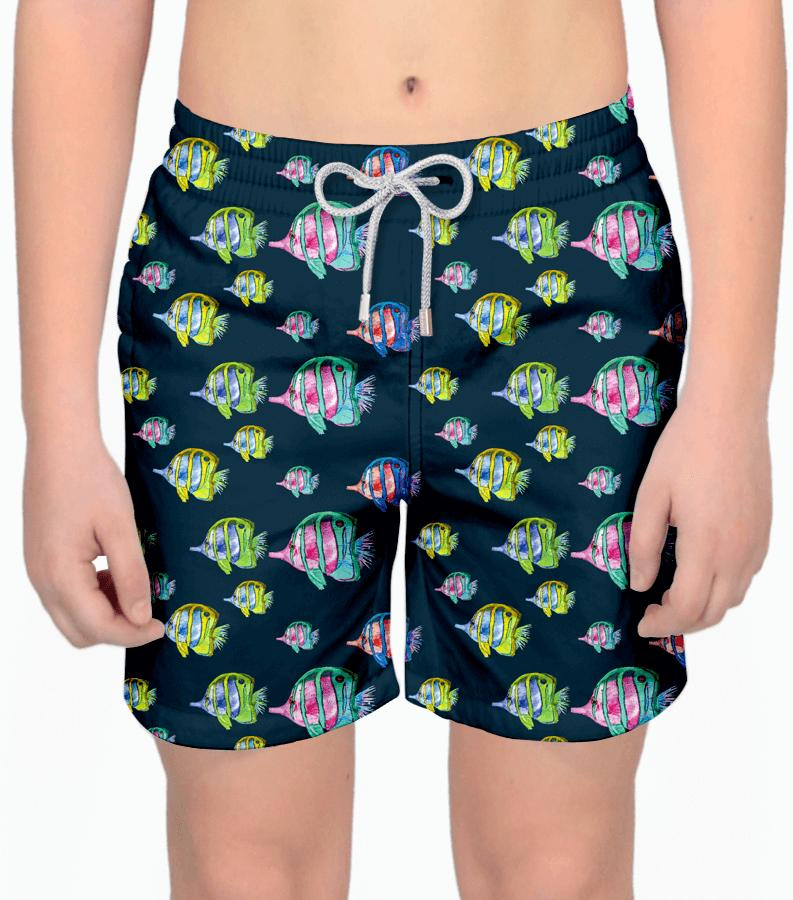 Zeybra COSTUME BAMBINO PESCI FLUO NERO Promozione