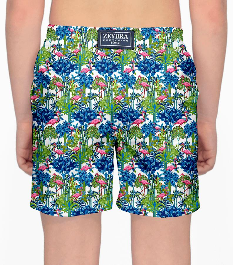 Zeybra COSTUME BAMBINO FENICOTTERO BIANCO Pezzi Unici