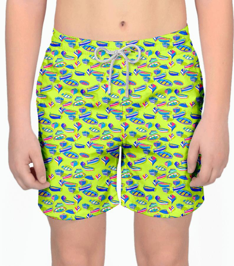 Zeybra COSTUME BAMBINO BARCHE LIME Consegna Veloce