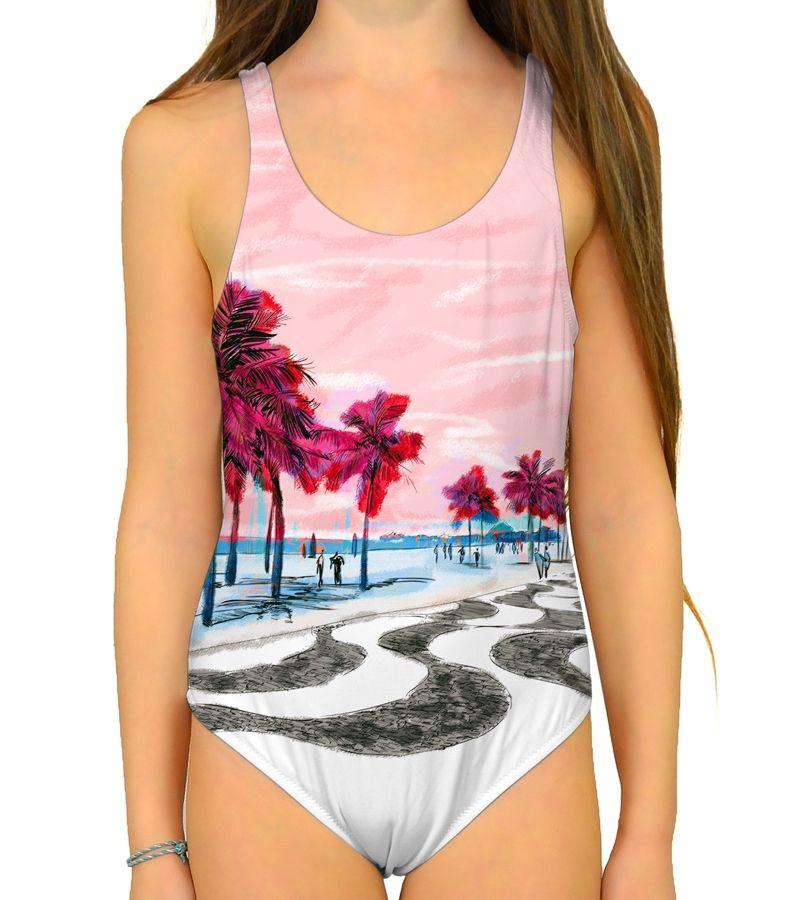Zeybra COSTUME INTERO BAMBINA BRASILE ROSA Online