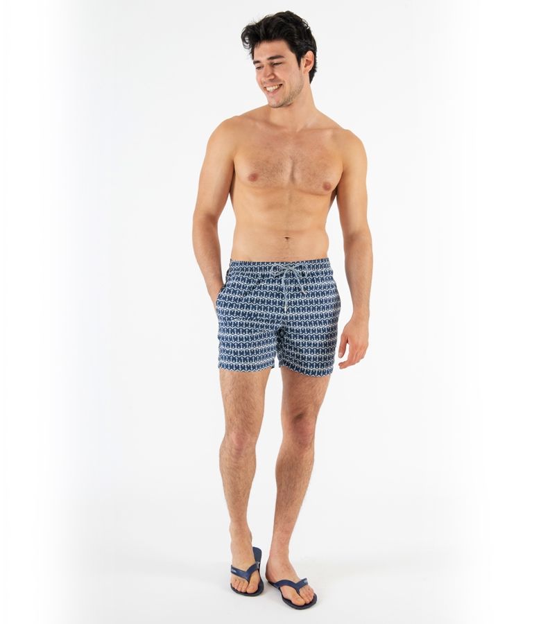 Zeybra COSTUME UOMO ANCORE BLU Vendita Calda