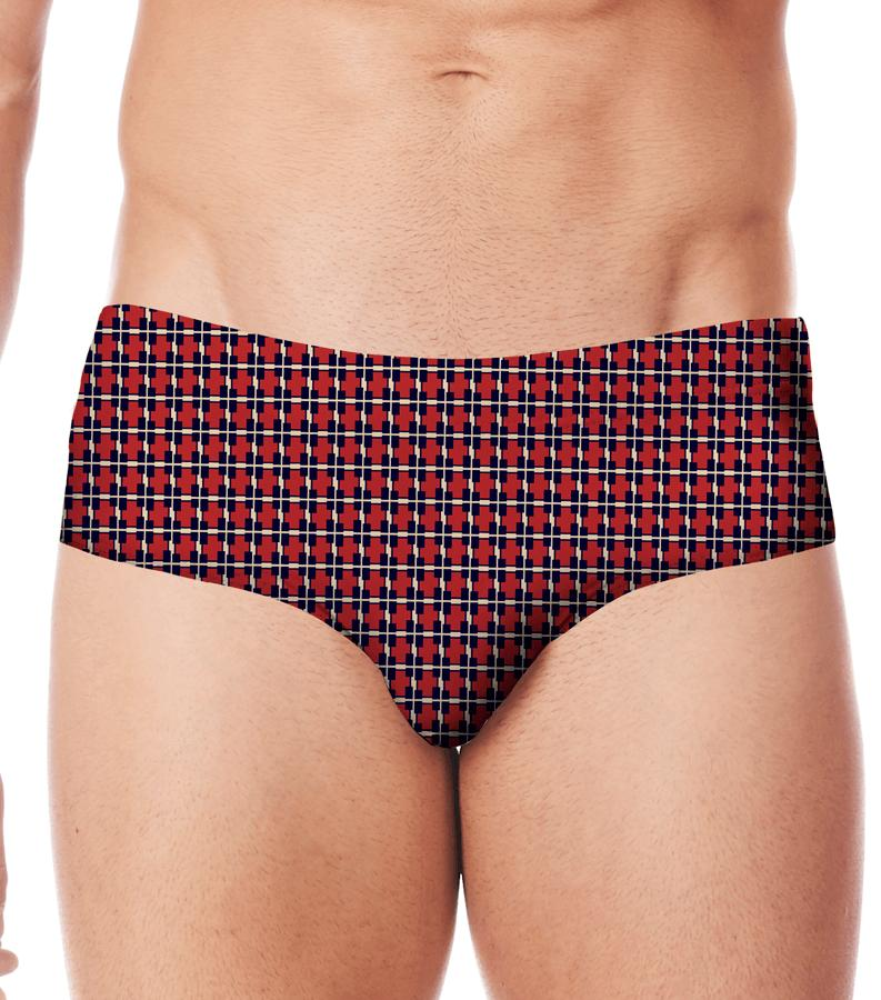 Zeybra SLIP UOMO GEOMETRICO RED RACE Novità
