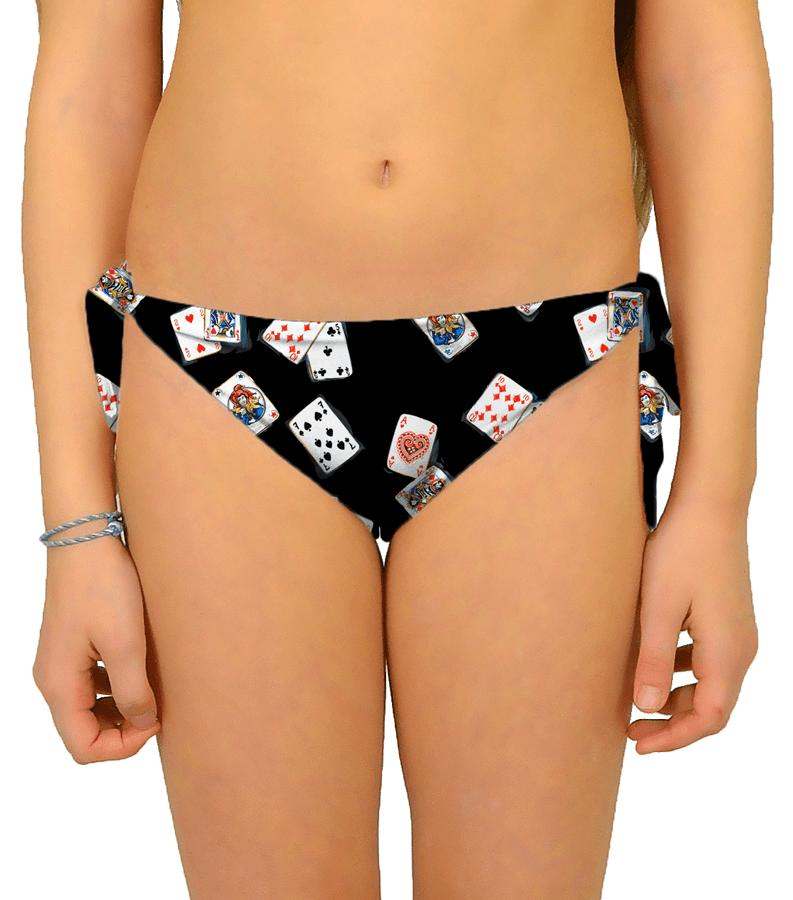 Zeybra SLIP BAMBINA CARTE POKER NERO Offerta natalizia