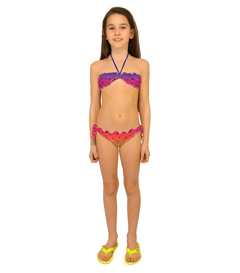 Zeybra FASCIA BAMBINA PESCI SFUMATO CORALLO FLUO Smaltimento dello stoccaggio