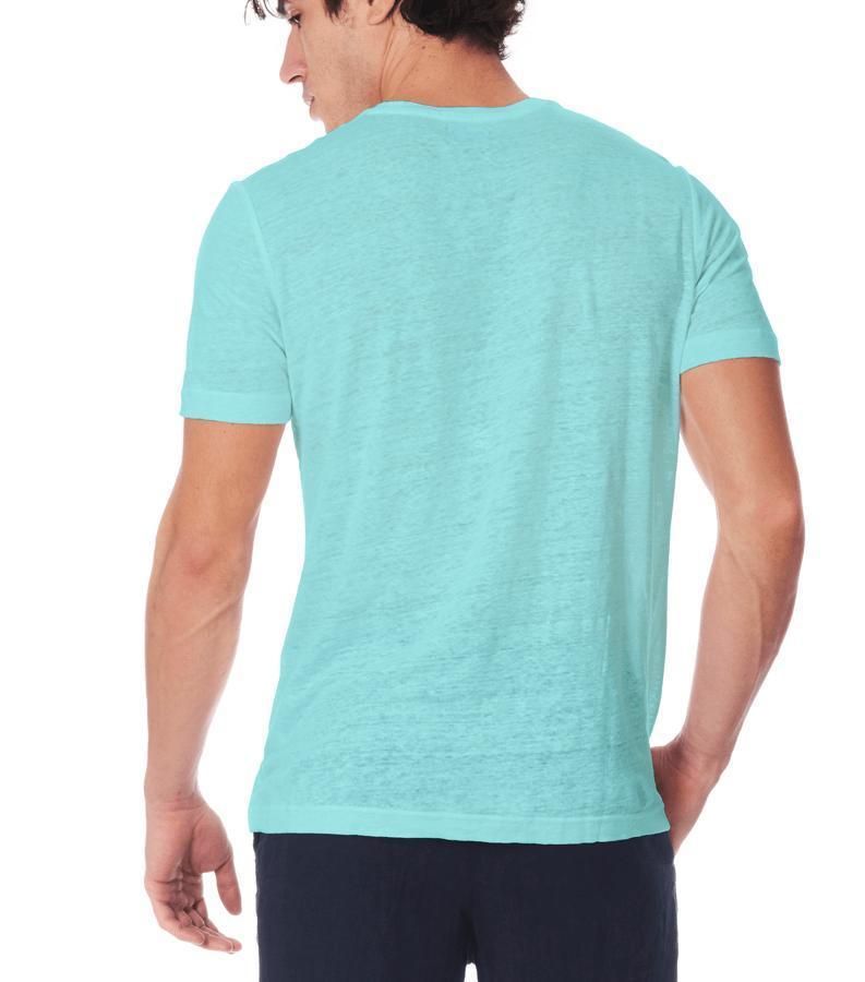 Zeybra T-SHIRT UOMO LINO ACQUA Bestseller