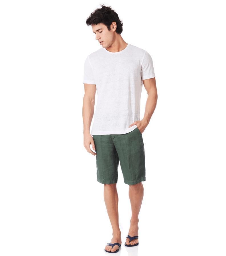 Zeybra T-SHIRT UOMO LINO BIANCO Offerte stagionali