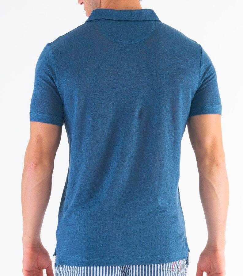 Zeybra POLO UOMO LINO DENIM Trasporto libero internazionale