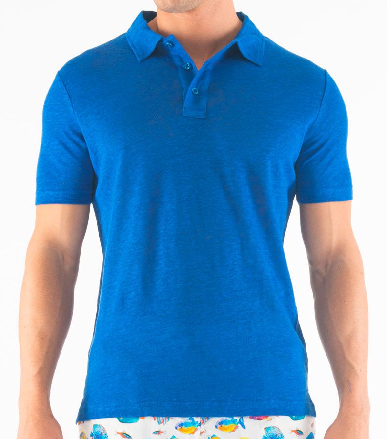 Zeybra POLO UOMO LINO ELETTRICO Officina