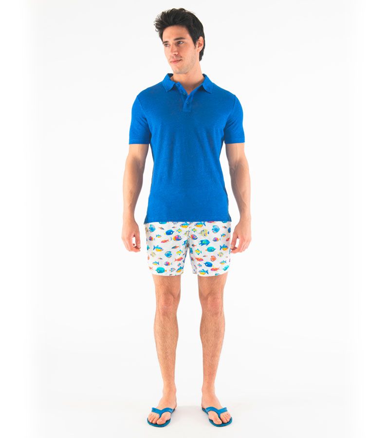 Zeybra POLO UOMO LINO ELETTRICO Officina