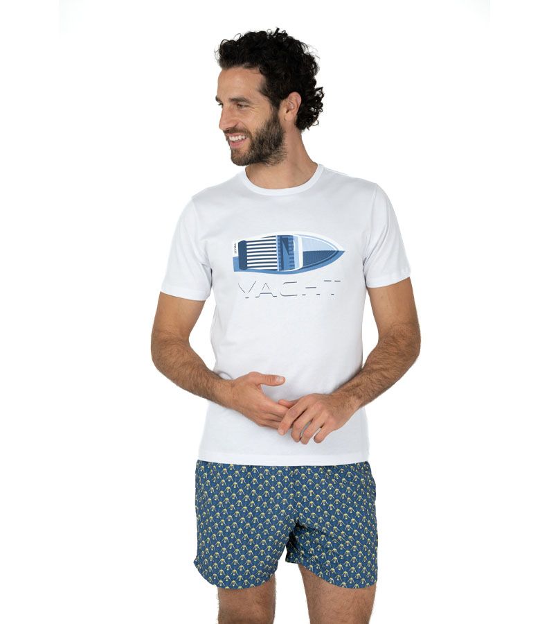 Zeybra T-SHIRT UOMO 100% COTONE SUPIMA BIANCO Outlet