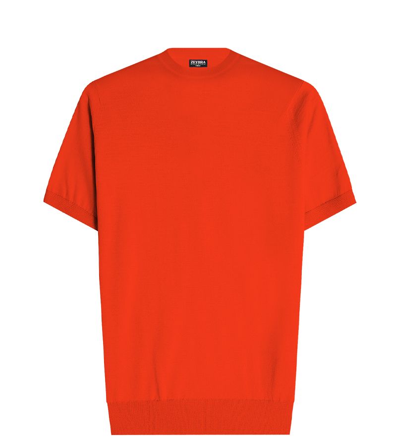 Zeybra T-SHIRT UOMO 100% COTONE CRÈPE MANGO Vendite Flash