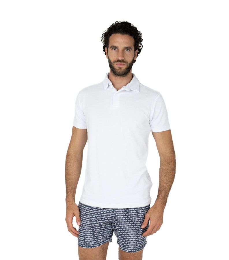 Zeybra POLO UOMO SPUGNA BIANCO Prezzo di fabbrica