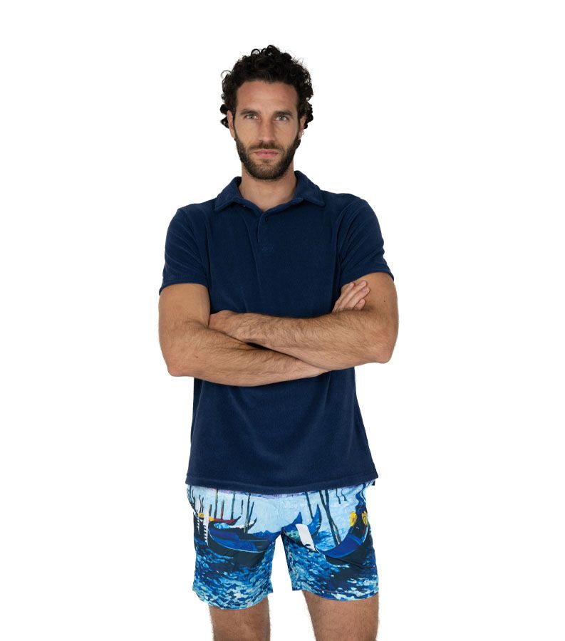 Zeybra POLO UOMO SPUGNA BLU Offerta speciale