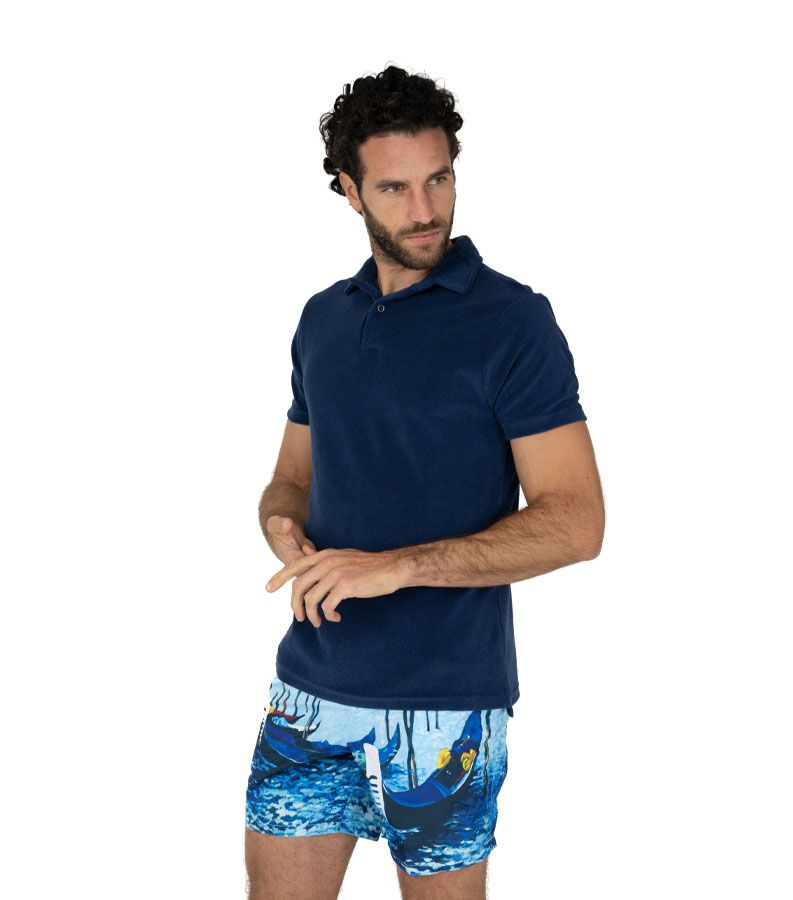 Zeybra POLO UOMO SPUGNA BLU Offerta speciale