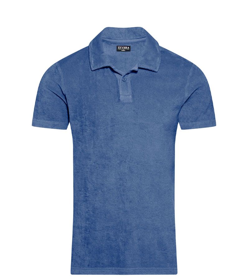 Zeybra POLO UOMO SPUGNA DENIM Grande vendita