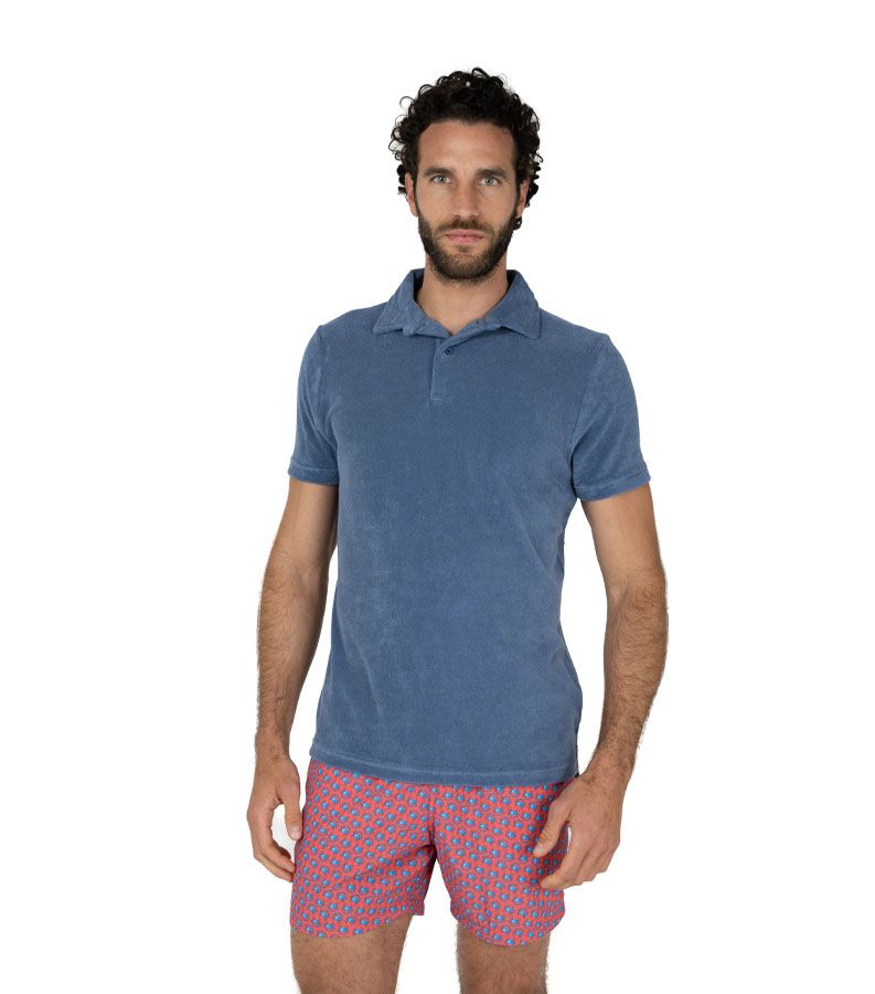 Zeybra POLO UOMO SPUGNA DENIM Grande vendita