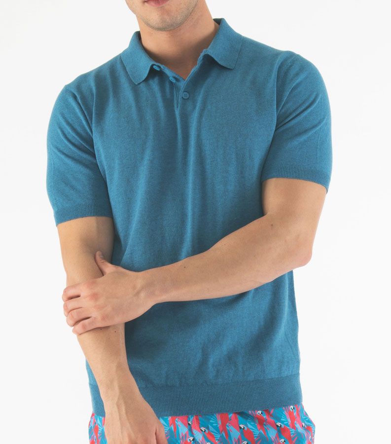 Zeybra POLO UOMO COTONE CREPE DENIM Black Friday