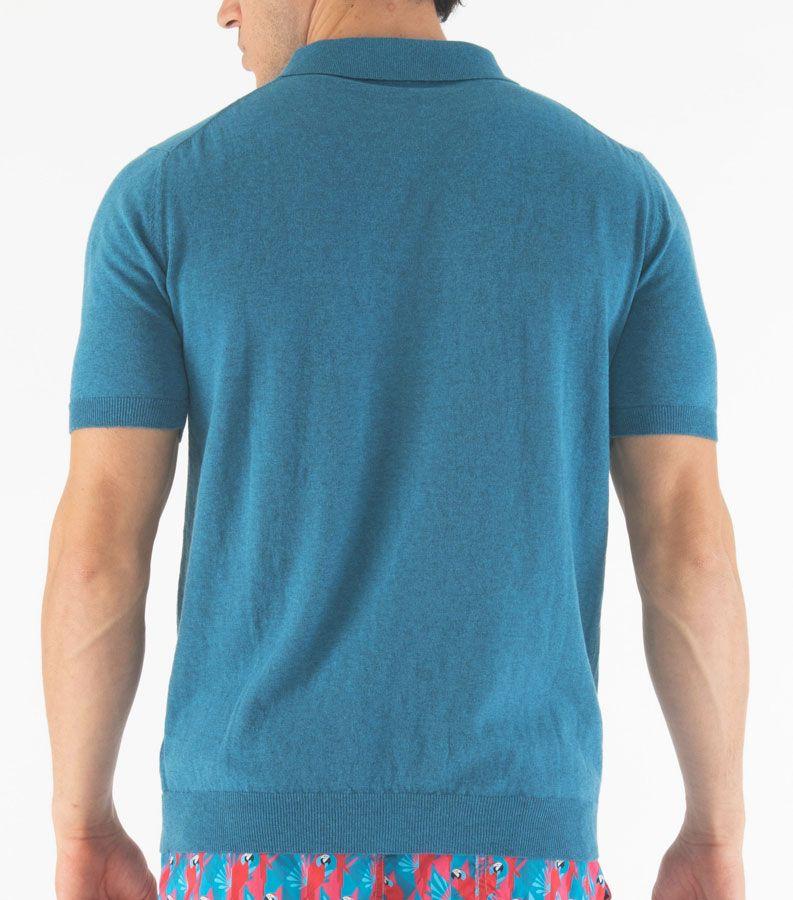 Zeybra POLO UOMO COTONE CREPE DENIM Black Friday